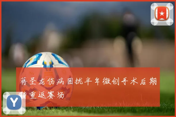 蒋圣龙伤病困扰半年微创手术后期待重返赛场